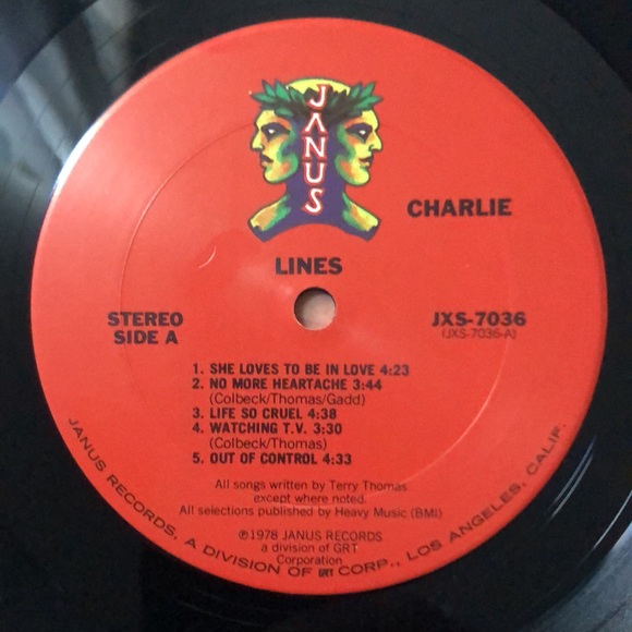 Charlie Lines Vinyl Lp '78 - Picture 2 of 7